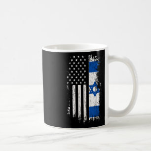 Israelisk amerikansk flagga - Pride Israel Usa T-s Kaffemugg