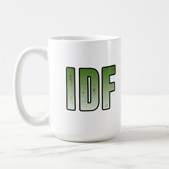 Israelisk armé IDF Kaffemugg (Vänster)