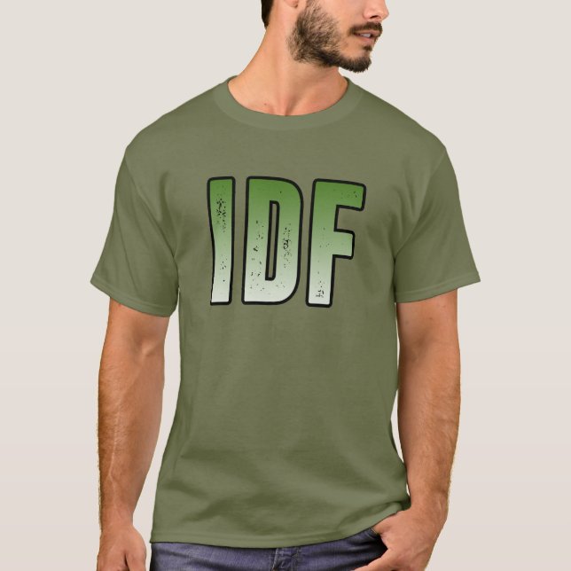 Israelisk armé IDF T Shirt (Framsida)