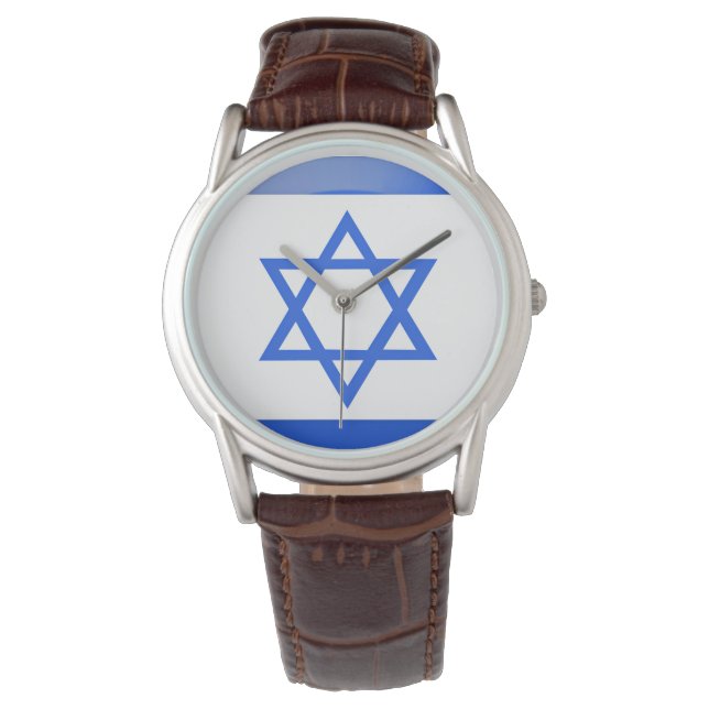 Israelisk flagga armbandsur (Framsida)