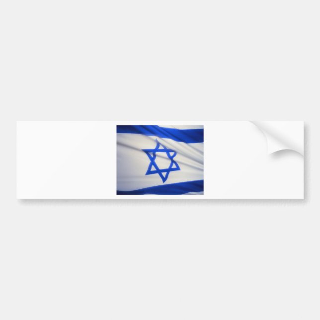 Israelisk flagga bildekal (Framsidan)