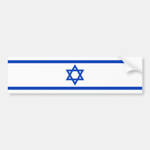 Israelisk flagga bildekal