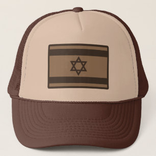 Israelisk Flagga på Desert Camo Keps