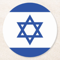 Israelisk flagga pappra dryckekatastrofer