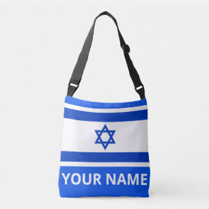 Israelisk Flagga Personlig Axelväska