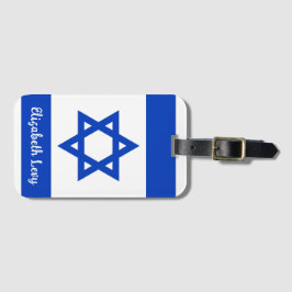 Israelisk Flagga Personlig Bagagebricka