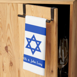 Israelisk Flagga Personlig Kökshandduk