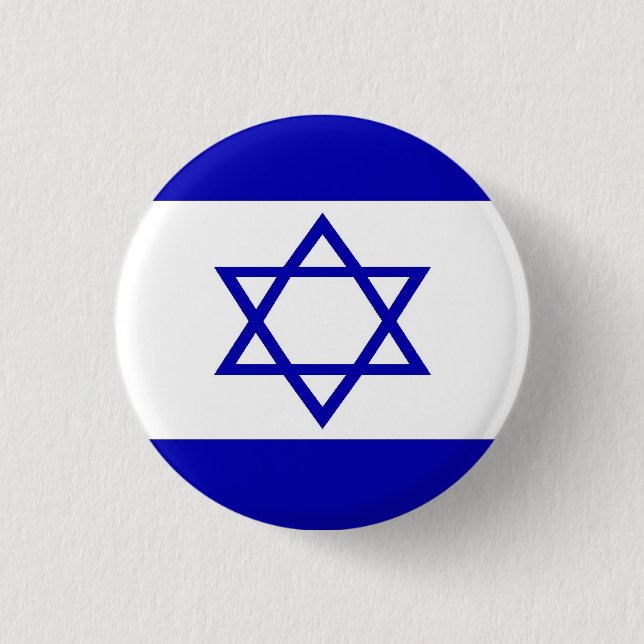 Israelisk Flagga Pin Knapp (Framsida)