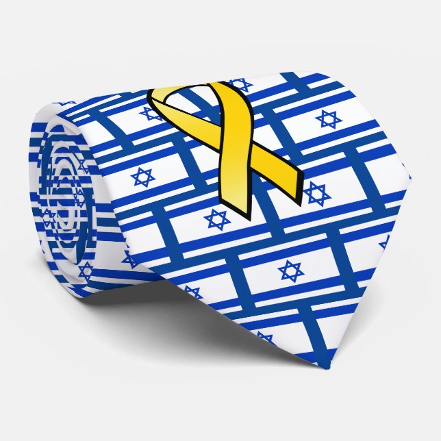 Israelisk flagga Ta hem dem fria gisslan Slips (Rullad)