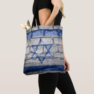 Israelisk flagga tygkasse