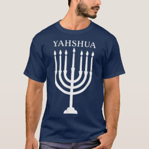 Israelisk hebrew Shalom Menorah israelisk judenism T Shirt