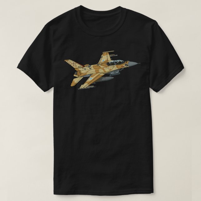 Israelisk IAF Fighter jet T Shirt (Design framsida)