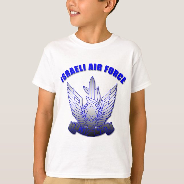 Israelisk Luft-styrka Tee Shirt (Framsida)