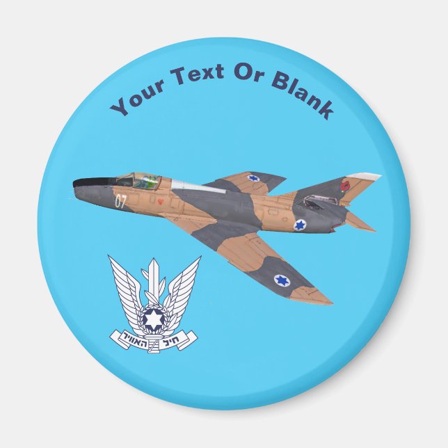 israelisk Toppen Mystère Magnet (Framsidan)