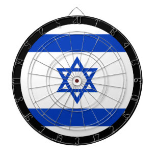 Israeliska Flagga Dartboard och Israel/speltavla Darttavla