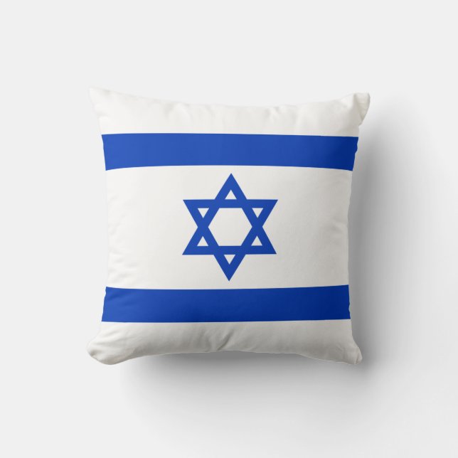 Israeliska Flagga (Israel) Kudde (Framsida)