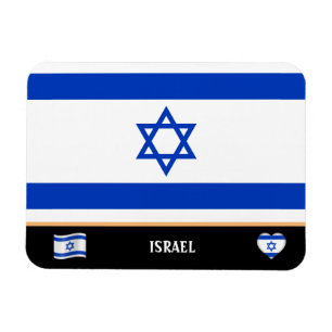 Israeliska Flagga och israeliska land-resor / Isra Magnet