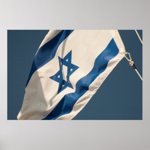 Israeliska Flagga Poster