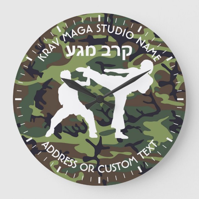 Israeliska kombattsystemet Maga Studio Owner Stor Klocka (Framsida)