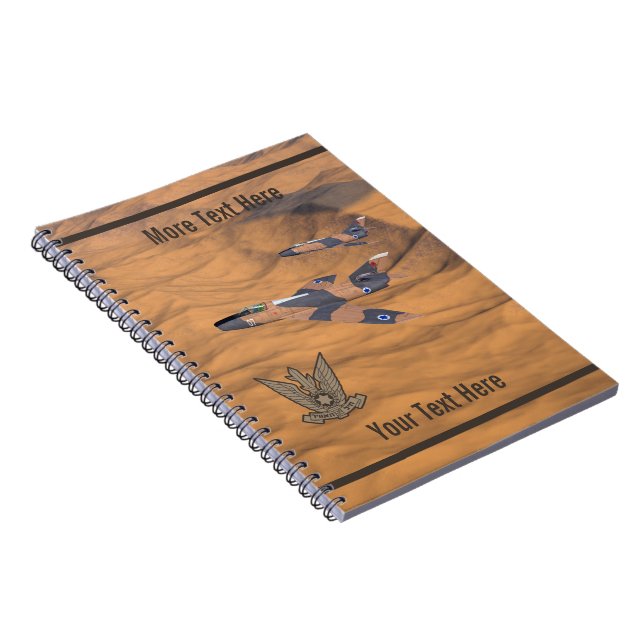 Israeliska Toppen Mystères över öknen Anteckningsbok Med Spiral (Högra Sidan)