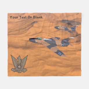 Israeliska Toppen Mystères över öknen Fleecefilt