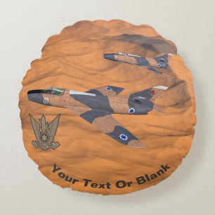 Israeliska Toppen Mystères över öknen Rund Kudde