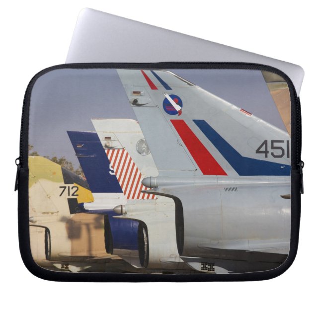 Israeliskbyggd Kfir-jaktplan Laptop Sleeve (Framsidan)