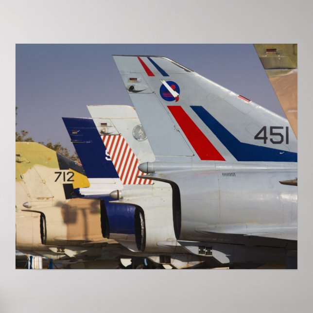 Israeliskbyggd Kfir-jaktplan Poster (Framsidan)