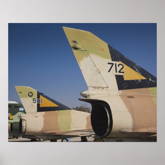 Israeliskt byggt Kfir-kombattant Poster (Framsidan)