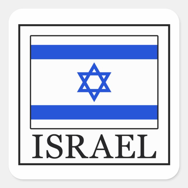 Israeliskt klistermärke (Framsida)