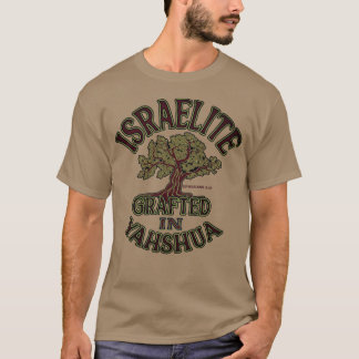 Israelite Graftad i Jahshua-jordtonen T-Shirt