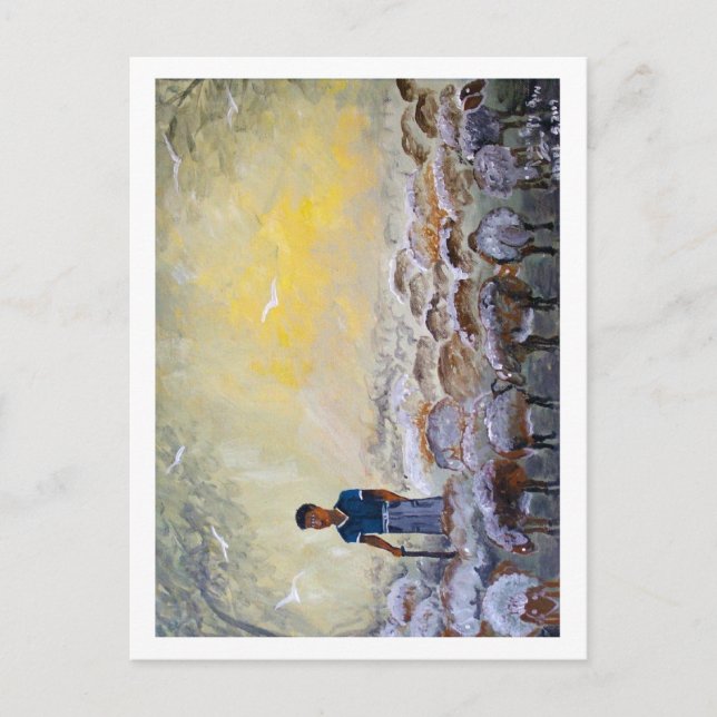 Israels Bra Shepherd, färgåtergivning. Vykort (Framsida)