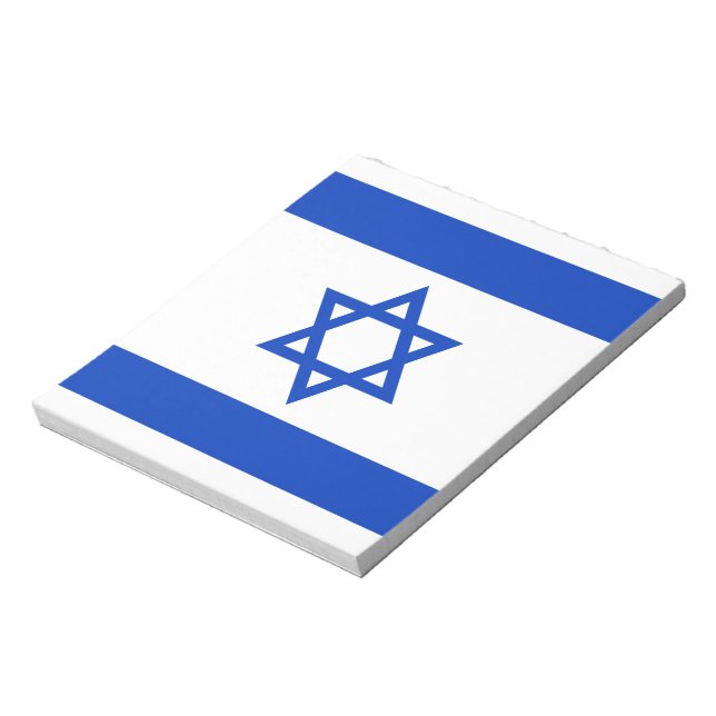 Israels flagga anteckningsblock (Roterad)