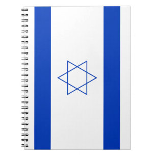 Israels flagga anteckningsbok