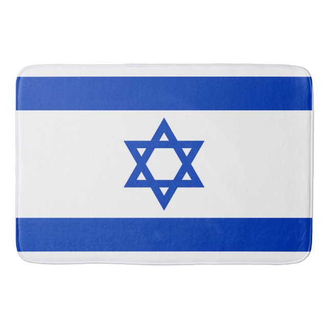 Israels flagga badrumsmatta (Framsidan)