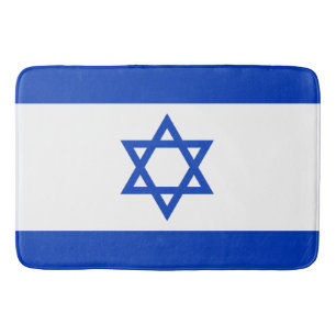Israels flagga badrumsmatta