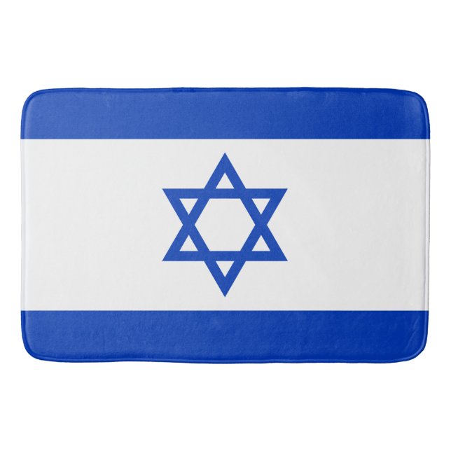 Israels flagga badrumsmatta (Framsidan)