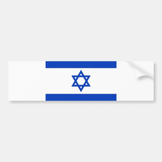 Israels flagga bildekal (Framsidan)