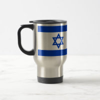 Israels flagga blå och vit modern patriotisk