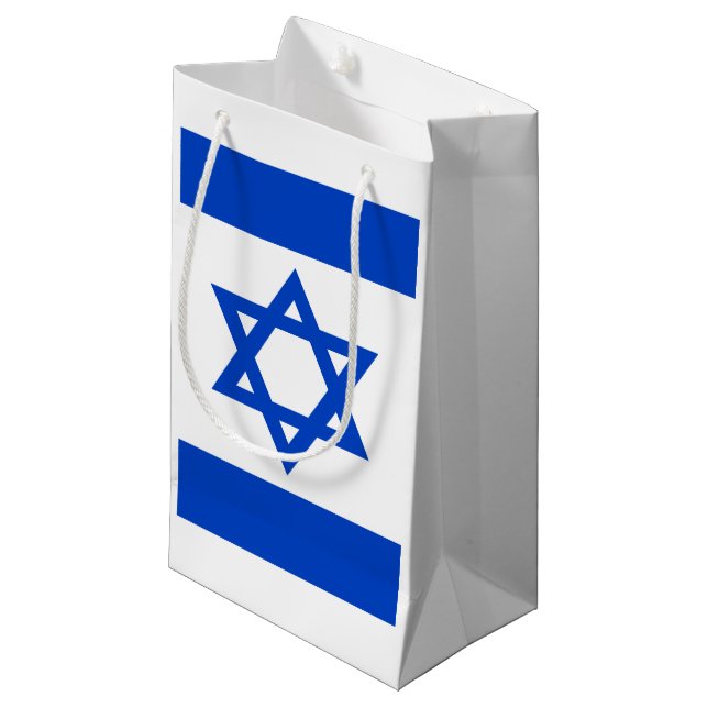 Israels flagga Blue Star of David (Framsidan Vinklad)