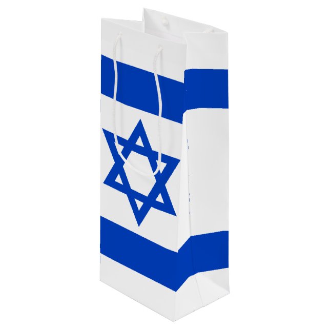Israels flagga Blue Star of David (Framsidan Vinklad)
