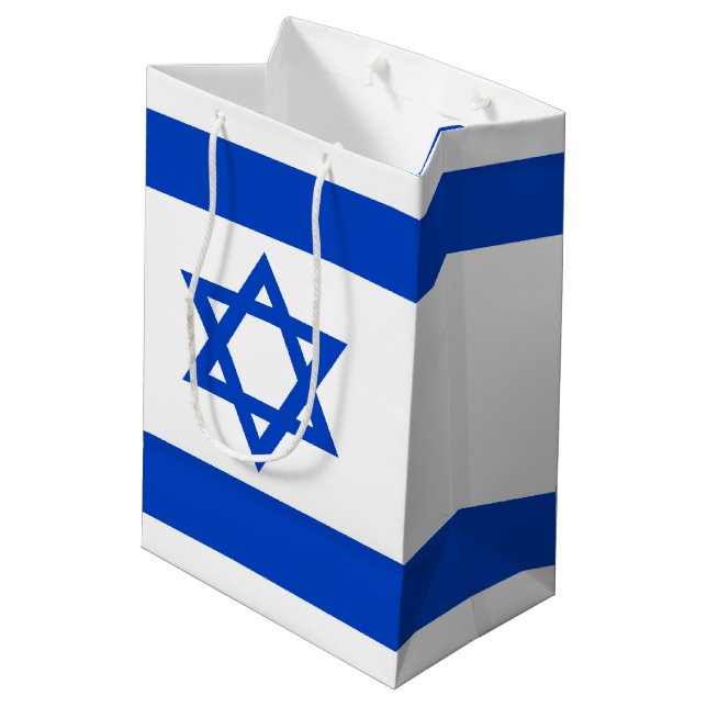 Israels flagga Blue Star of David (Baksidan Vinklad)