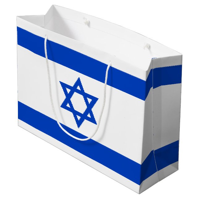 Israels flagga Blue Star of David (Baksidan Vinklad)