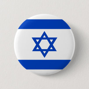 Israels flagga Blue Star of David Knapp