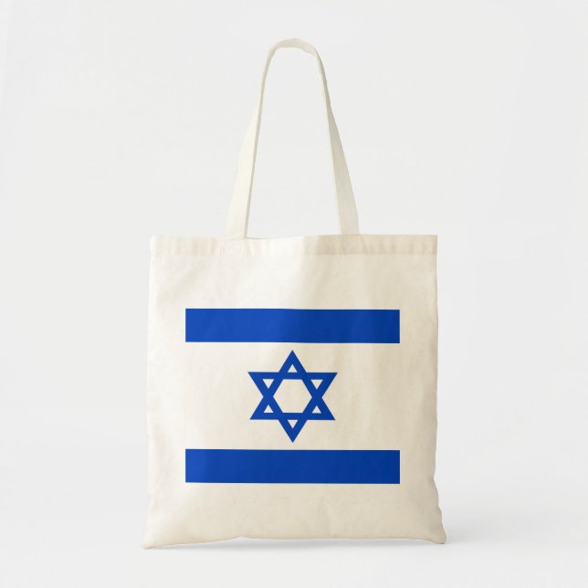Israels flagga Blue Star of David Tygkasse (Framsidan)