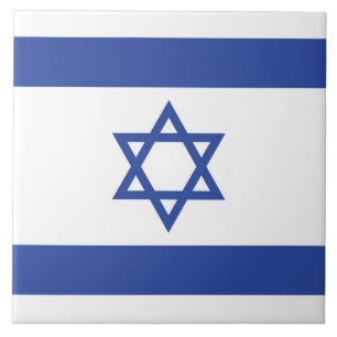 Israels flagga, Davids stjärna, judendom, judisk Kakelplatta
