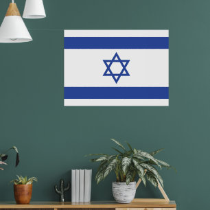 Israels flagga, Davids stjärna, judendom, judisk Poster