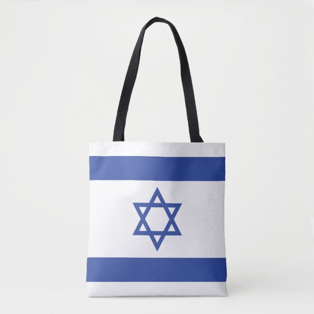 Israels flagga, Davids stjärna, judendom, judisk Tygkasse (Framsida)