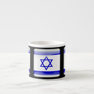 Israels flagga espressomugg