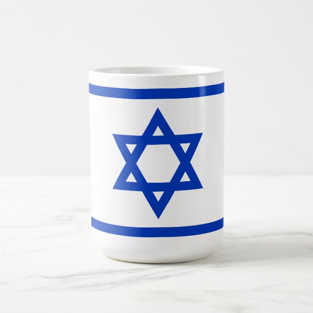 Israels flagga kaffemugg (Center)